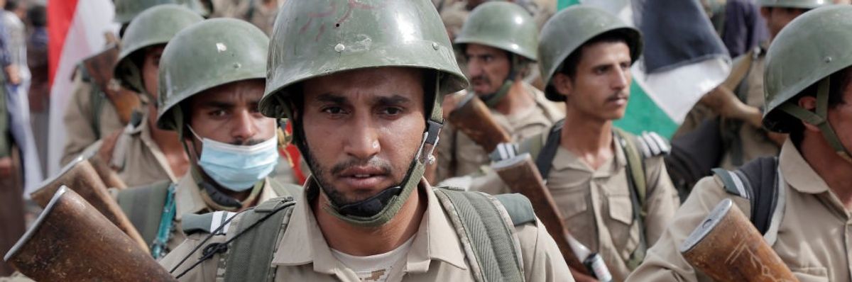 Yemenis Rally In Solidarity With Palestinian People 2024