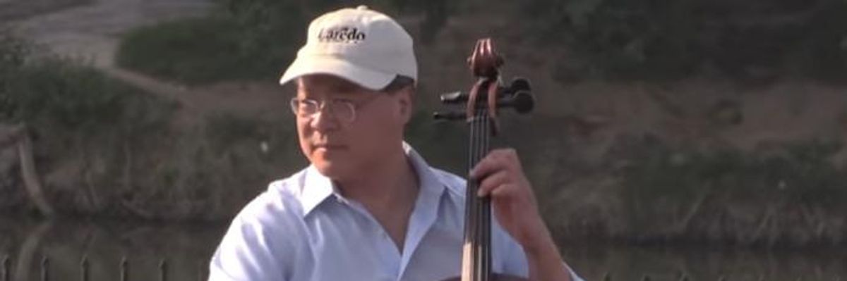 'In Culture, We Build Bridges, Not Walls': World-Renowned Cellist Yo-Yo Ma Brings Bach to US-Mexico Border