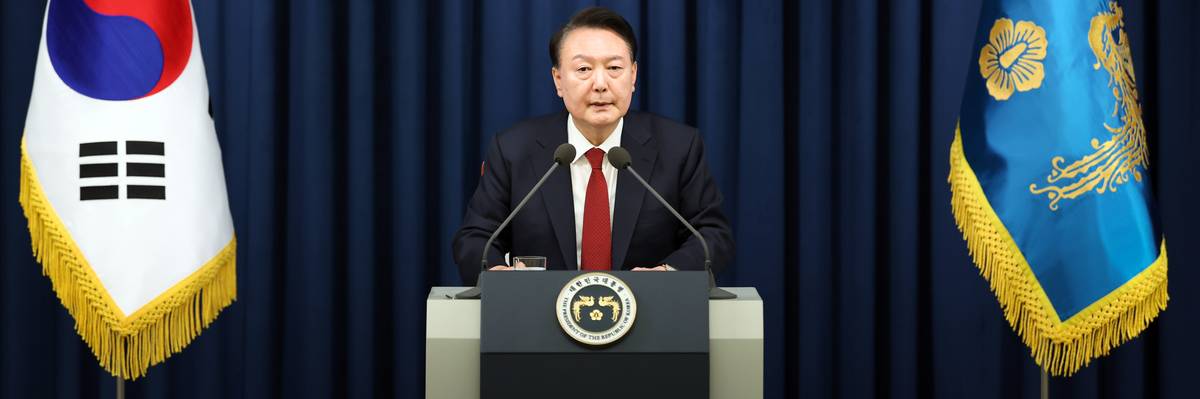 Yoon Suk Yeol declares martial law.