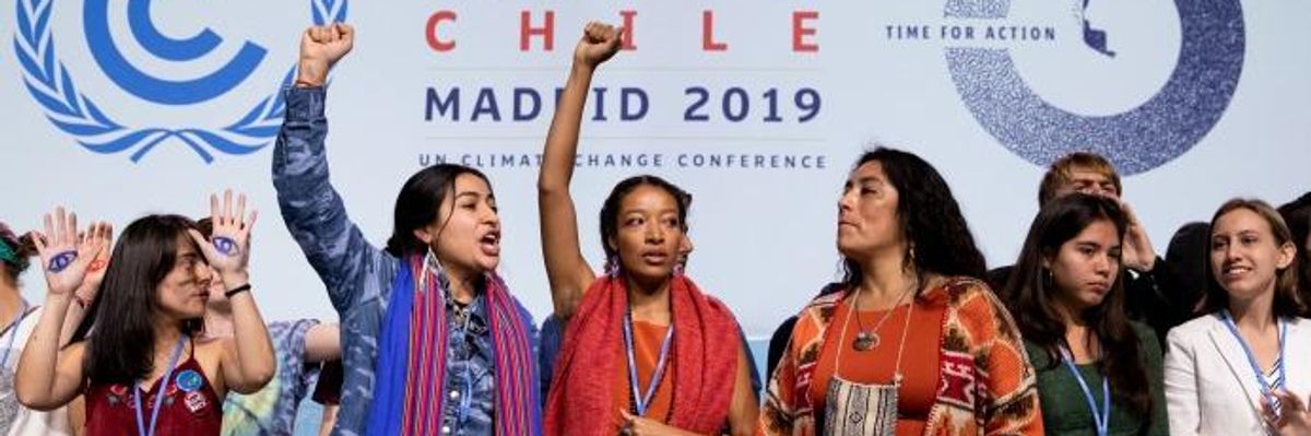 'We Are Unstoppable, Another World Is Possible!': Young Climate Activists Storm COP 25 Stage
