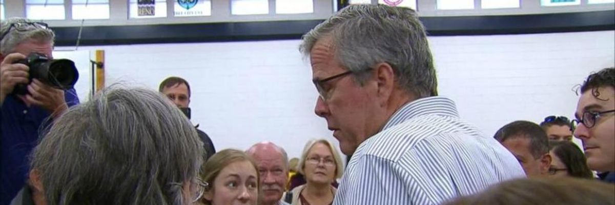 Jeb Bush Gets Schooled By College Student for 'Spouting War Rhetoric'