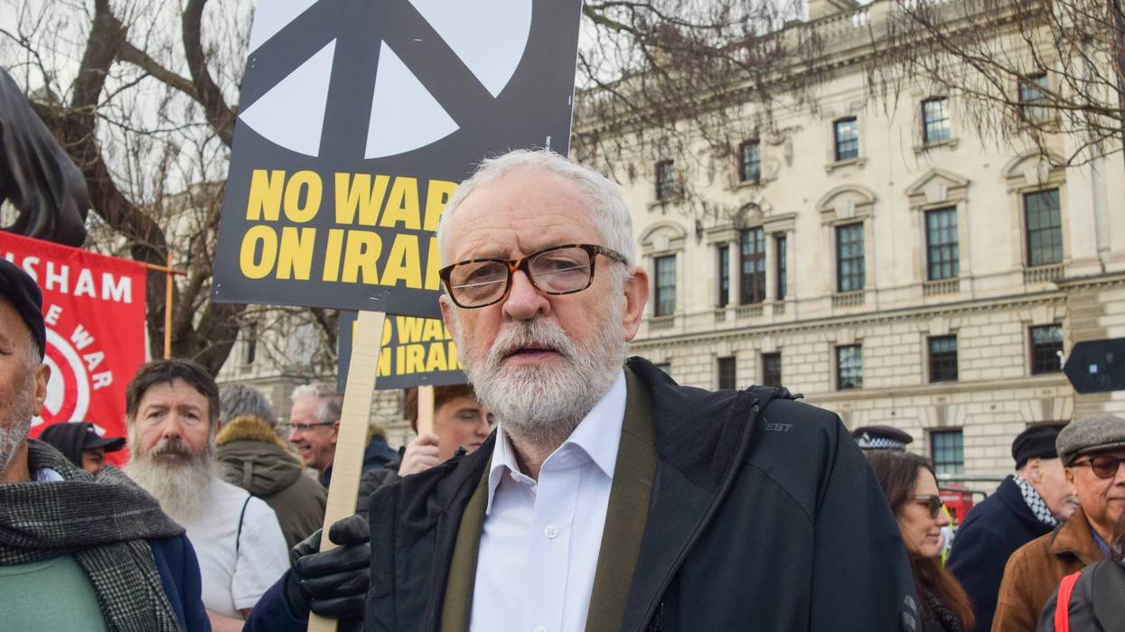 Your Party co-founder and leader Jeremy Corbyn takes part in...