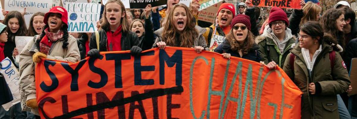 Youth climate activists.