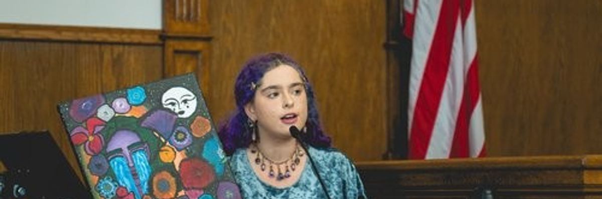 Youth plaintiff Olivia.