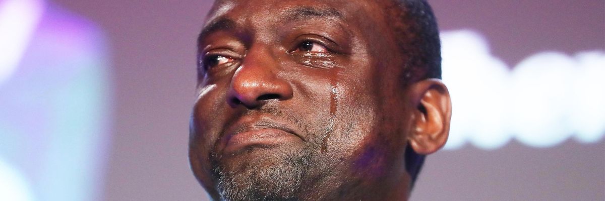 Yusef Salaam grows tearful as he is honored at ACLU awards in 2019