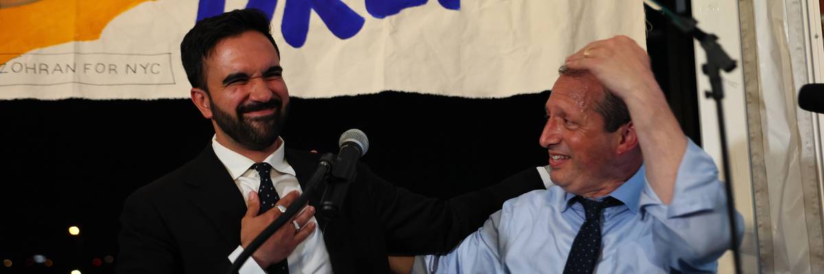 Zohran Mamdani and Brad Lander.