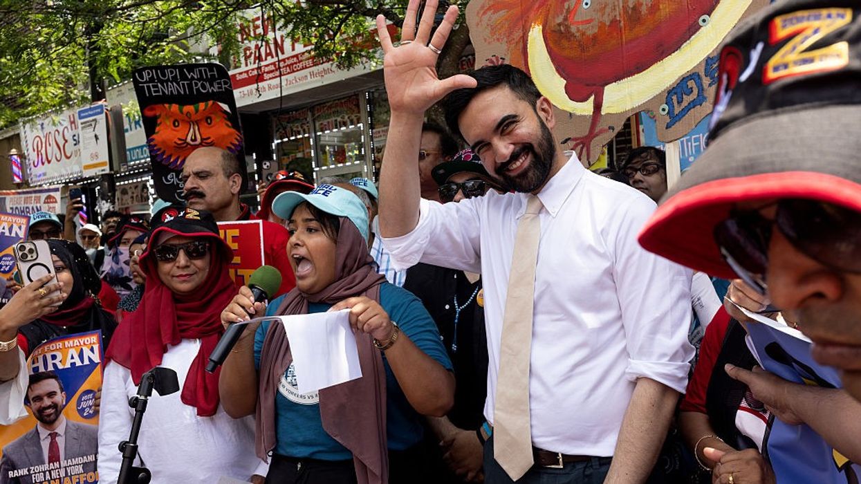 Zohran Mamdani campaigns for New York City mayor