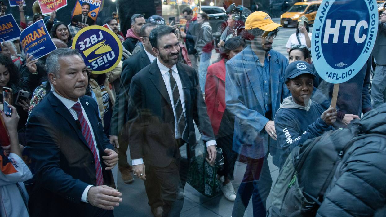 Zohran Mamdani Marches To First Debate In NYC