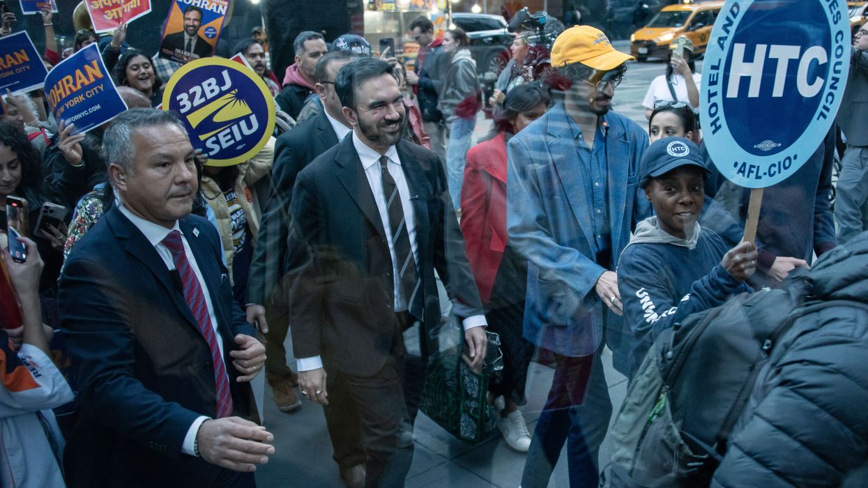 Zohran Mamdani Marches To First Debate In NYC