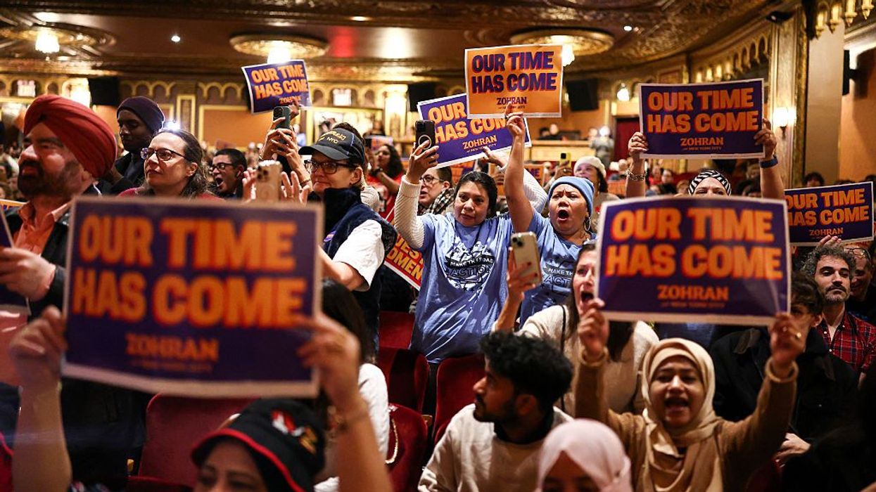 Zohran Mamdani rally