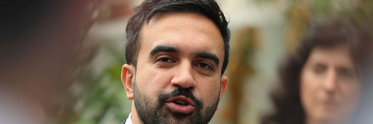 Zohran Mamdani Rides A City Bus As He Campaigns For Mayor Of New York