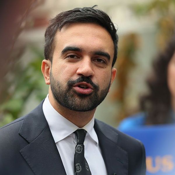 Zohran Mamdani Rides A City Bus As He Campaigns For Mayor Of New York