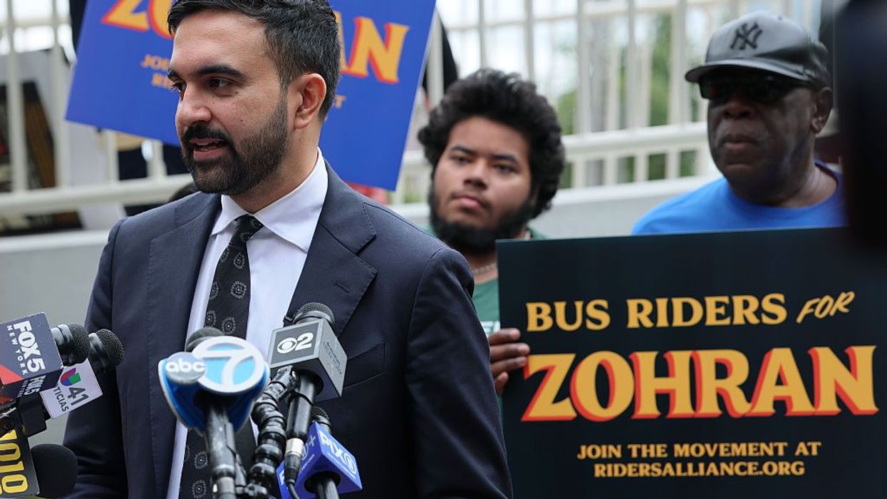 Zohran Mamdani Rides A City Bus As He Campaigns For Mayor Of New York