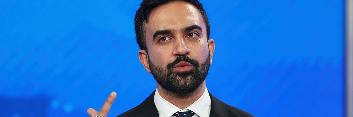 Zohran Mamdani speaks during NYC Democratic Mayoral Primary Debate.