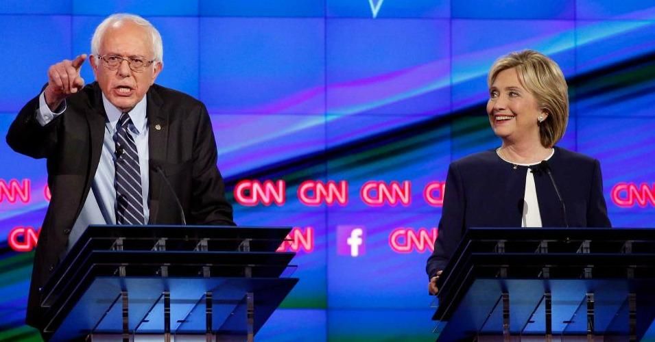 bernie and hillary duel as democrats debate