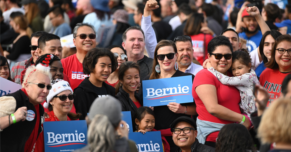 Surging Ten Points, Sanders Takes Lead Over Biden, Warren in California Tracking Poll