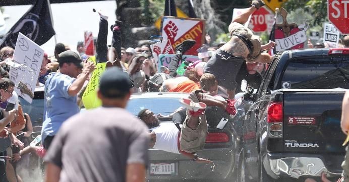 One Dead, Twenty Injured After Driver Plows into Anti-Racist Demo in Charlottesville