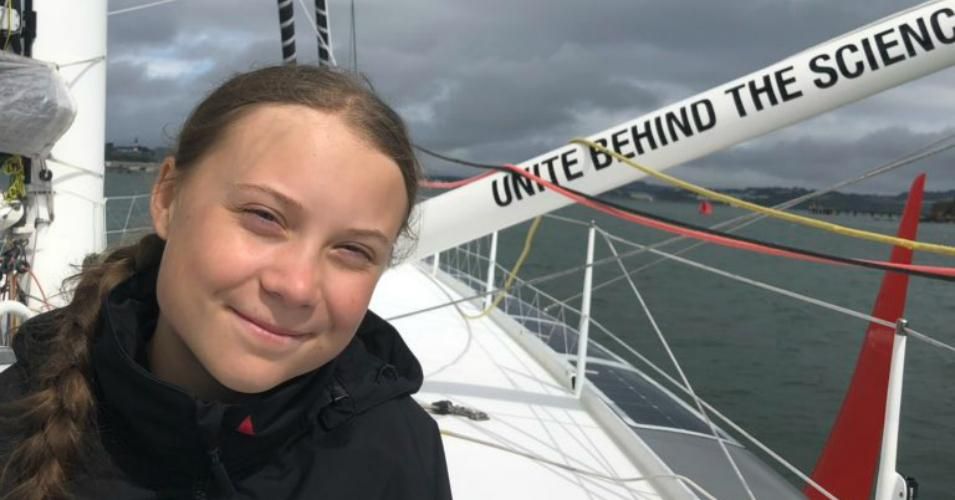 Well Wishes for Greta Thunberg as Teen Leader Sets Sail for US to Combat 'Climate and Ecological Crisis'