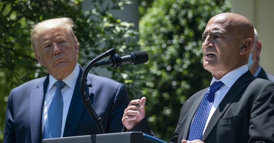 Trump's Vaccine Chief Picks His Own Former Employer—Where He Still Holds Millions Worth of Stock—for $2.1 Billion Deal