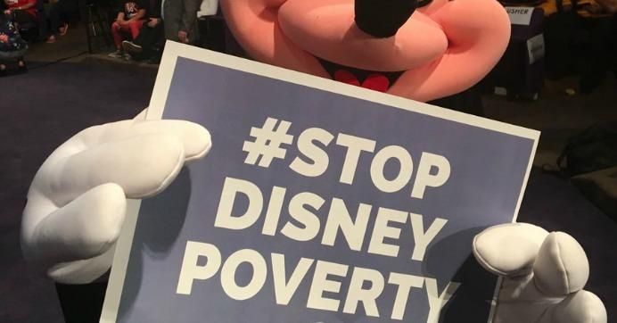 We Need To Shame Disney Over Poverty Wages Declares