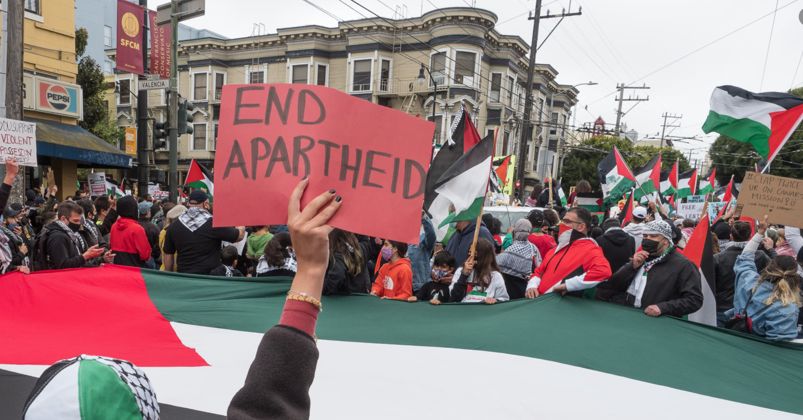 San Francisco protest for Palestine 