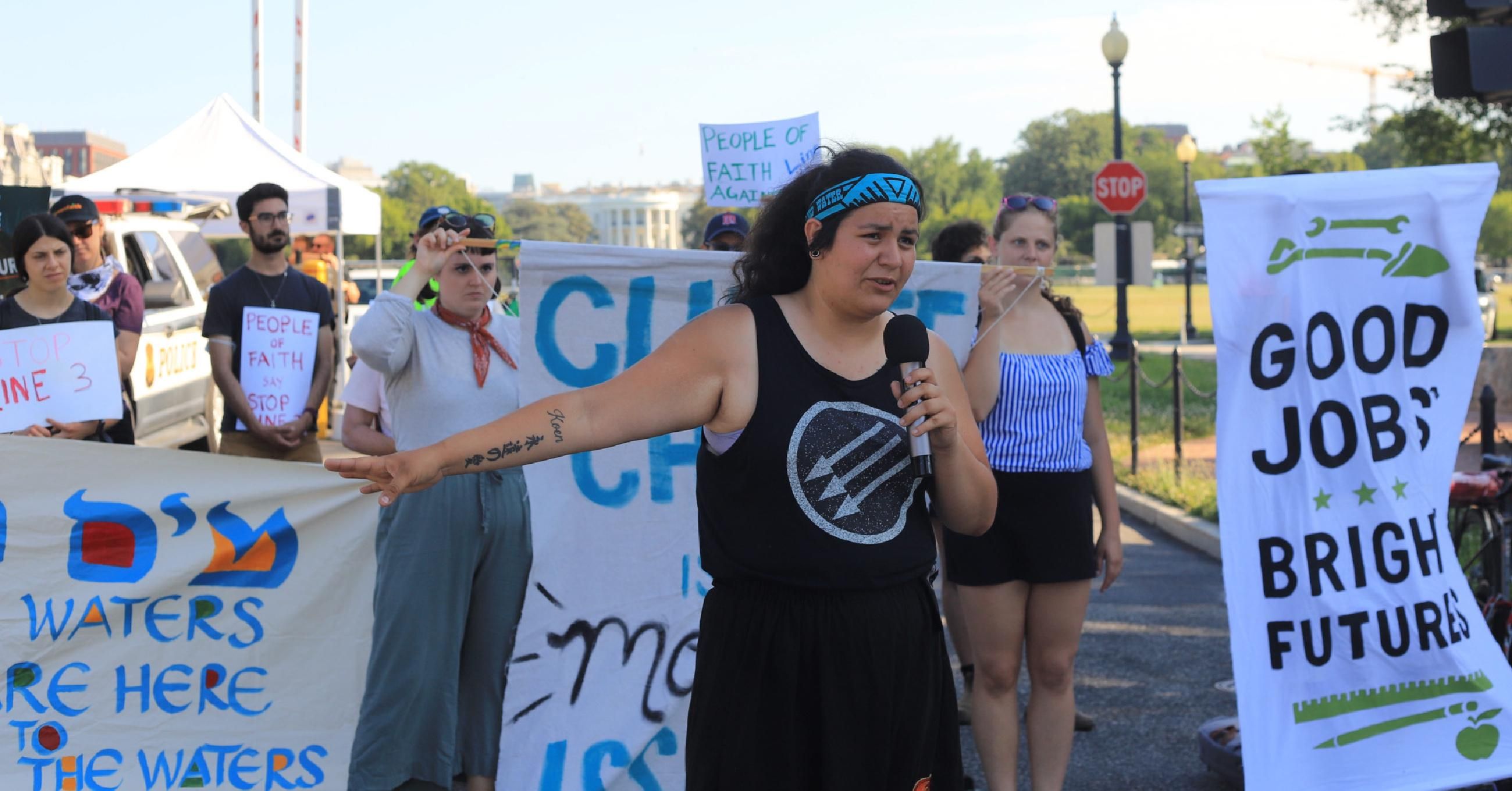 IEN protests at White House