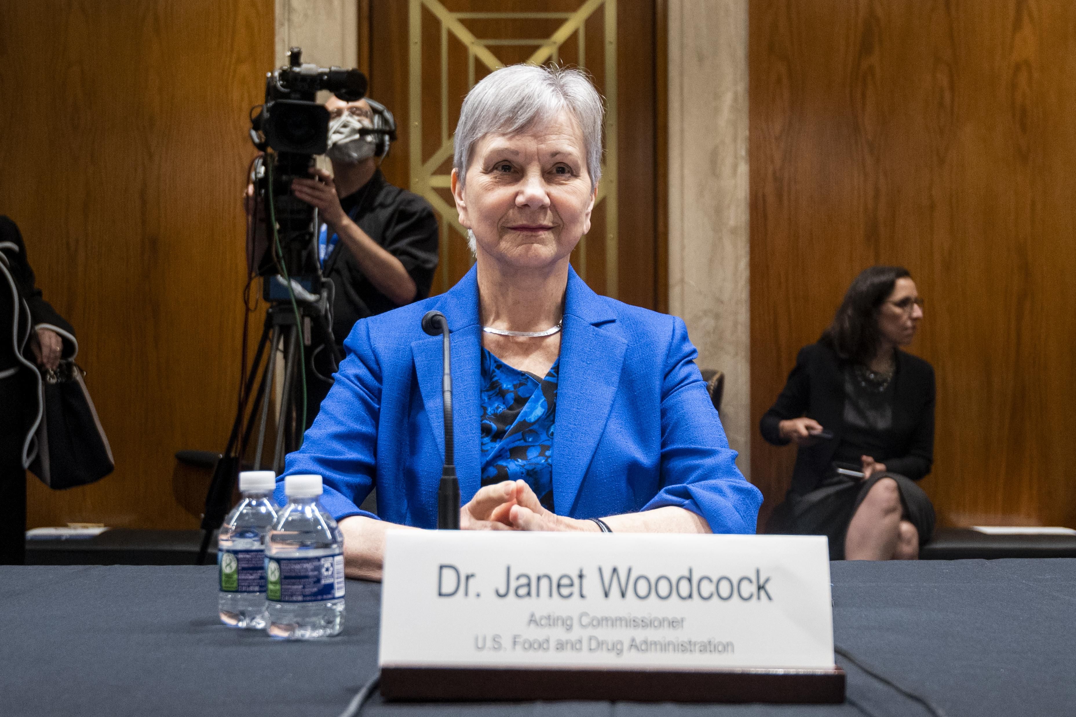 FDA chief speaks at a congressional hearing