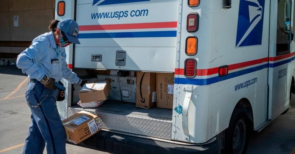 Postal Service mail carrier