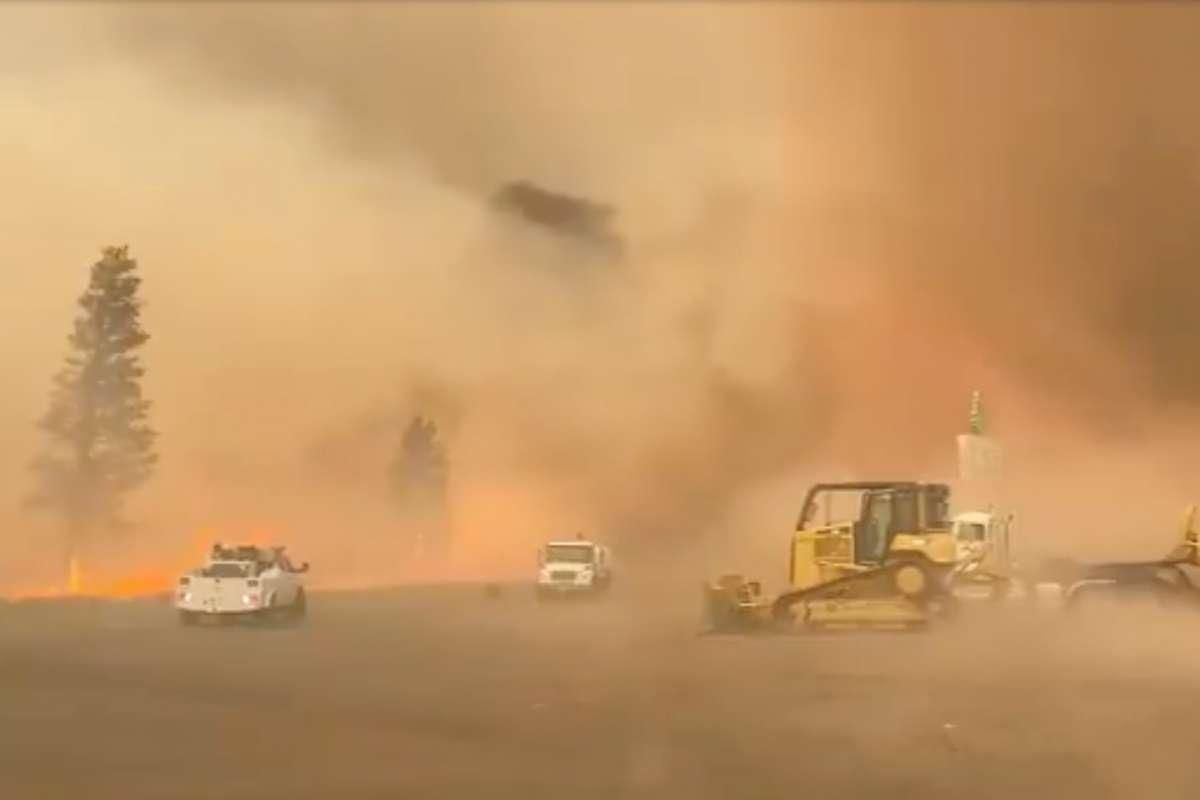 Fire Tornado in California.