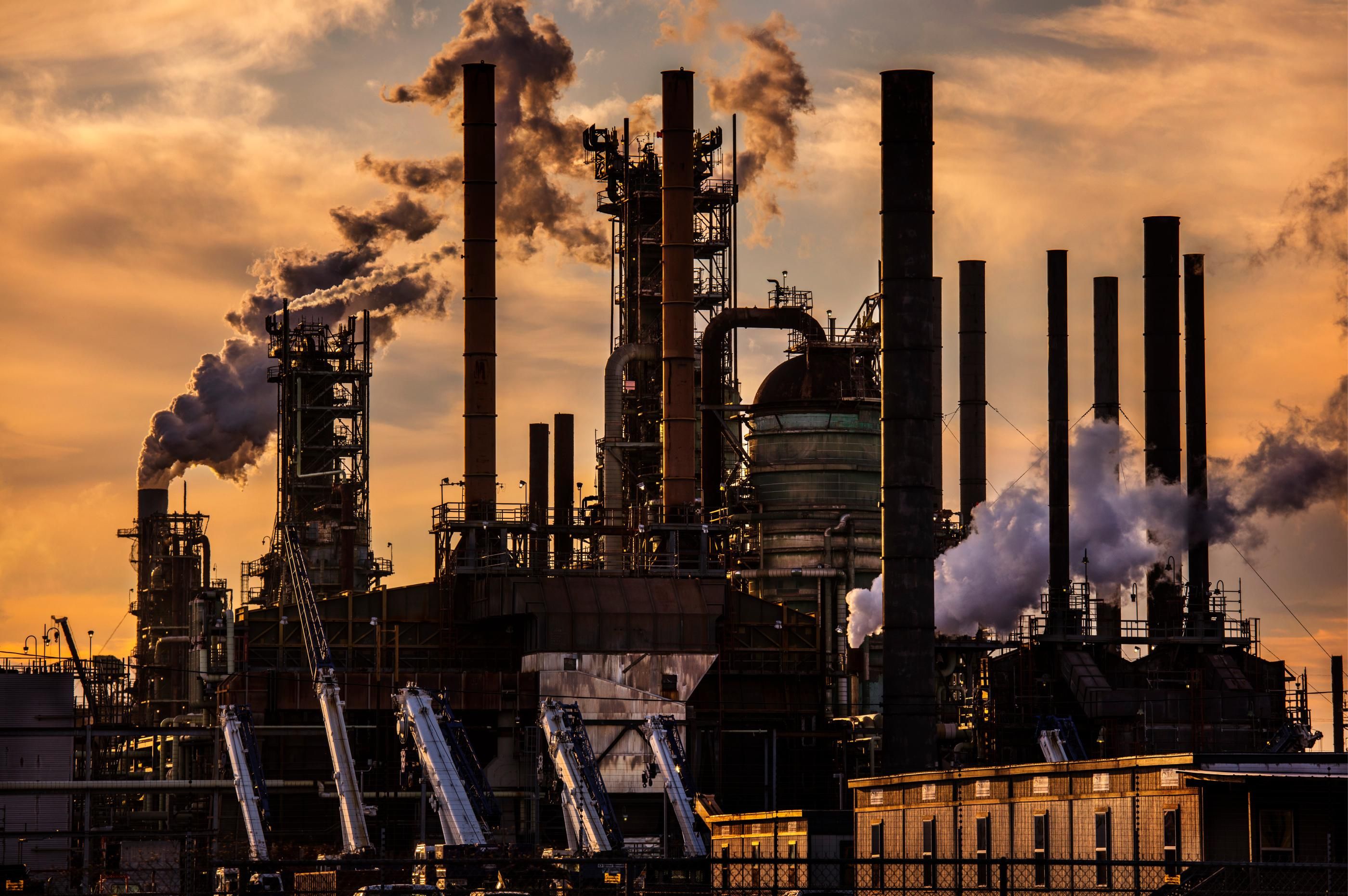 An ExxonMobil oil refinery, the second largest in the U.S., is pictured on February 28, 2020 in Baton Rouge, Louisiana. (Photo: Barry Lewis/InPictures via Getty Images)