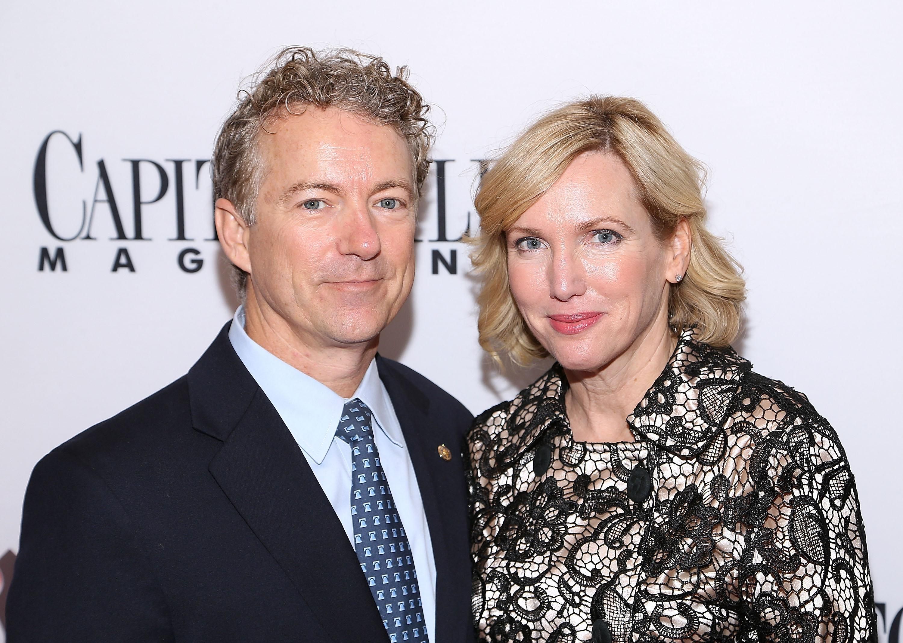 Sen. Rand Paul (R-Ky.) and his wife Kelley Paul attend a reception on January 19, 2017 in Washington, D.C. (Photo: Paul Morigi/Getty Images for Capitol File Magazine)