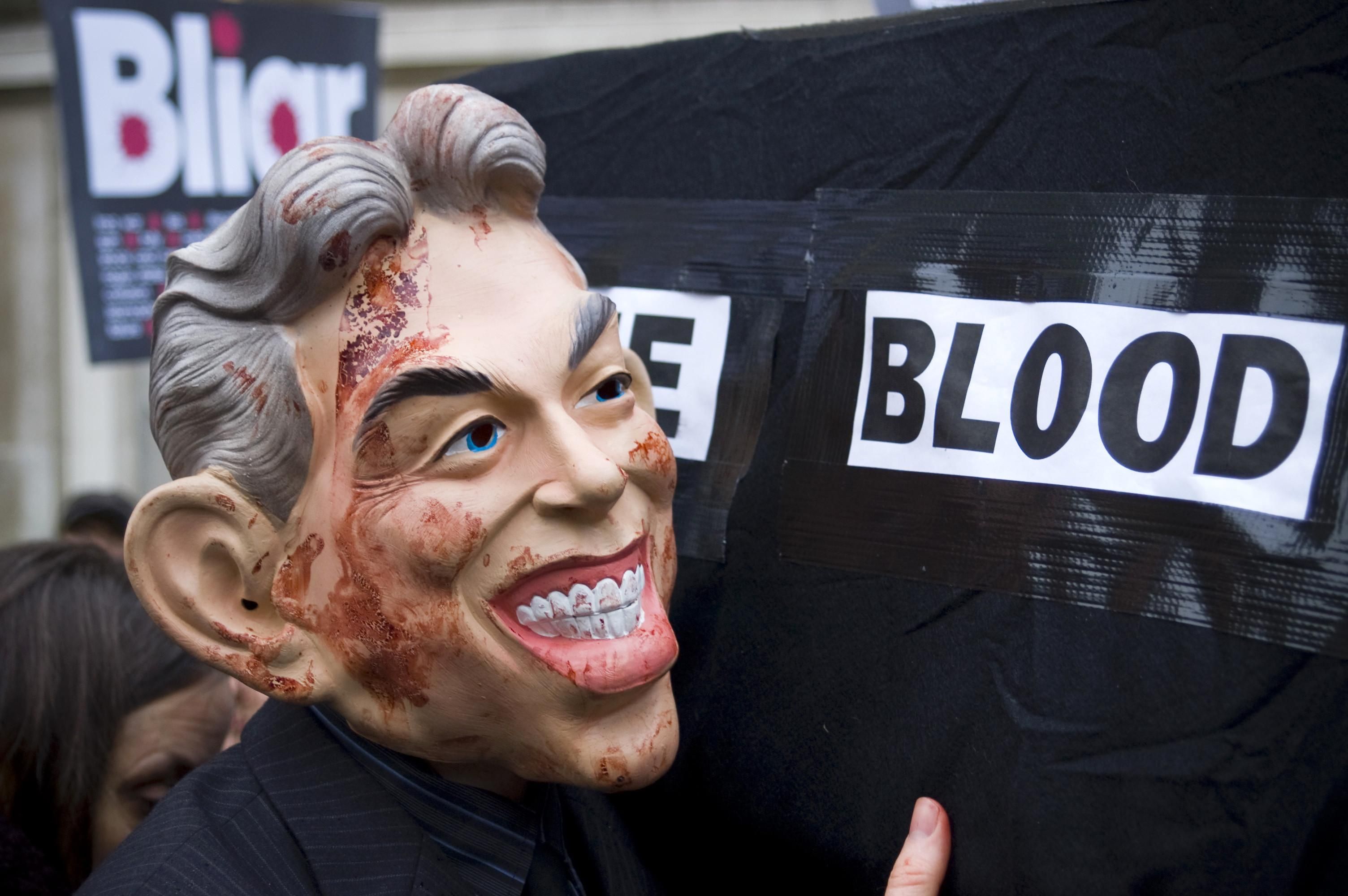 Tony Blair protest