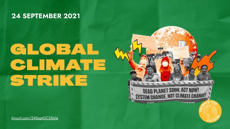 Global climate strike image from Fridays for Future