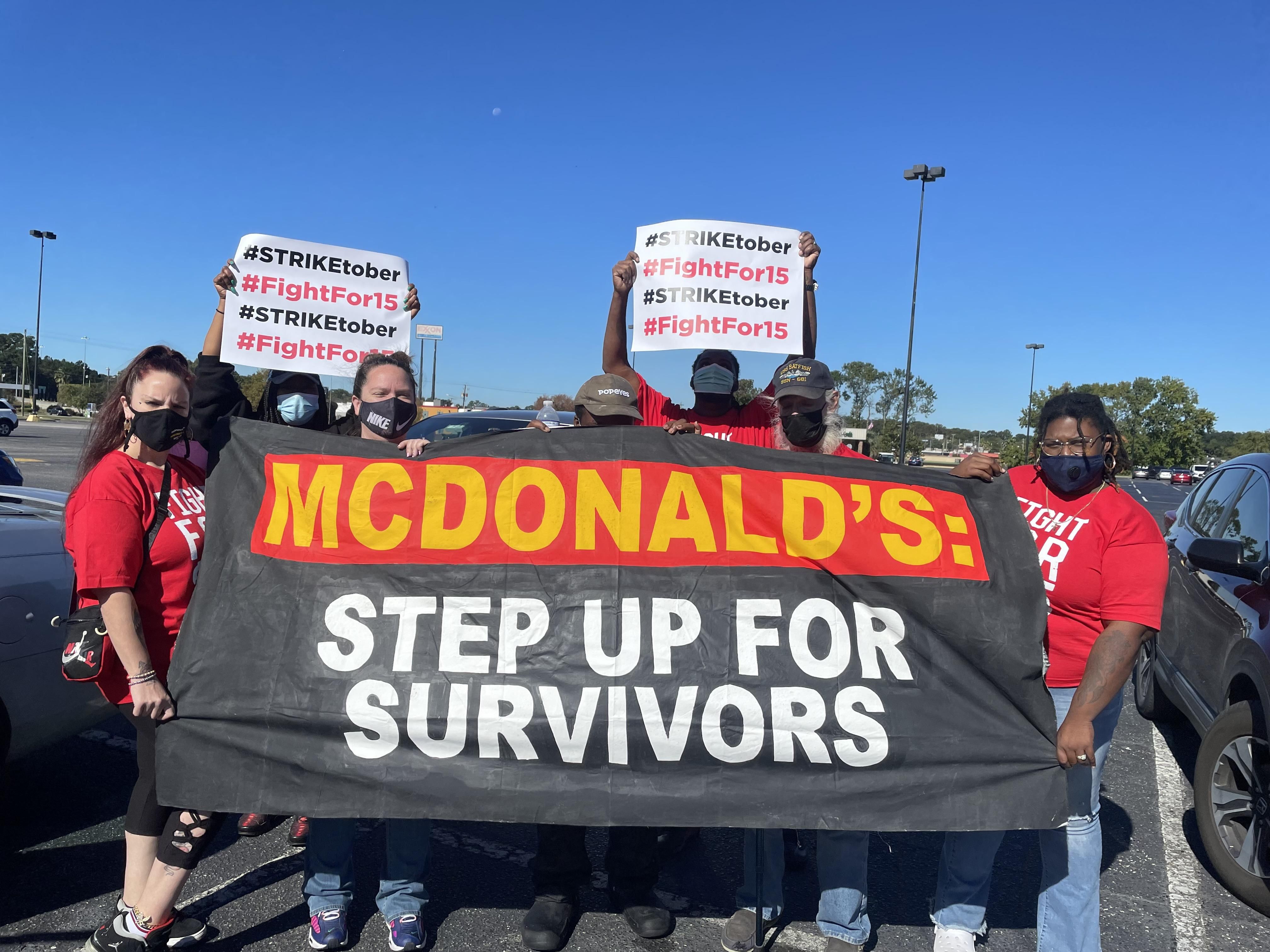 McDonald's strikers