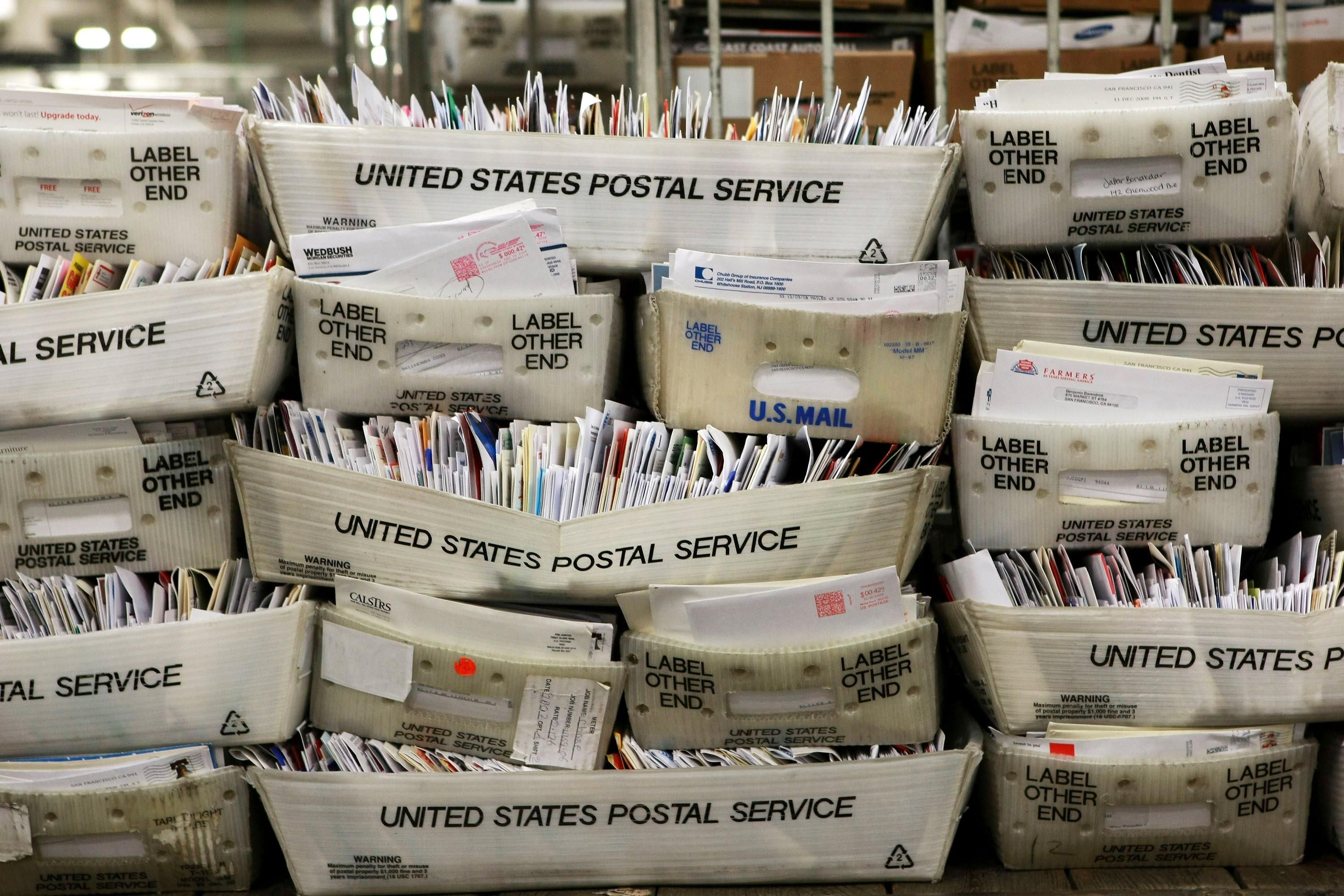 Postal Service packages