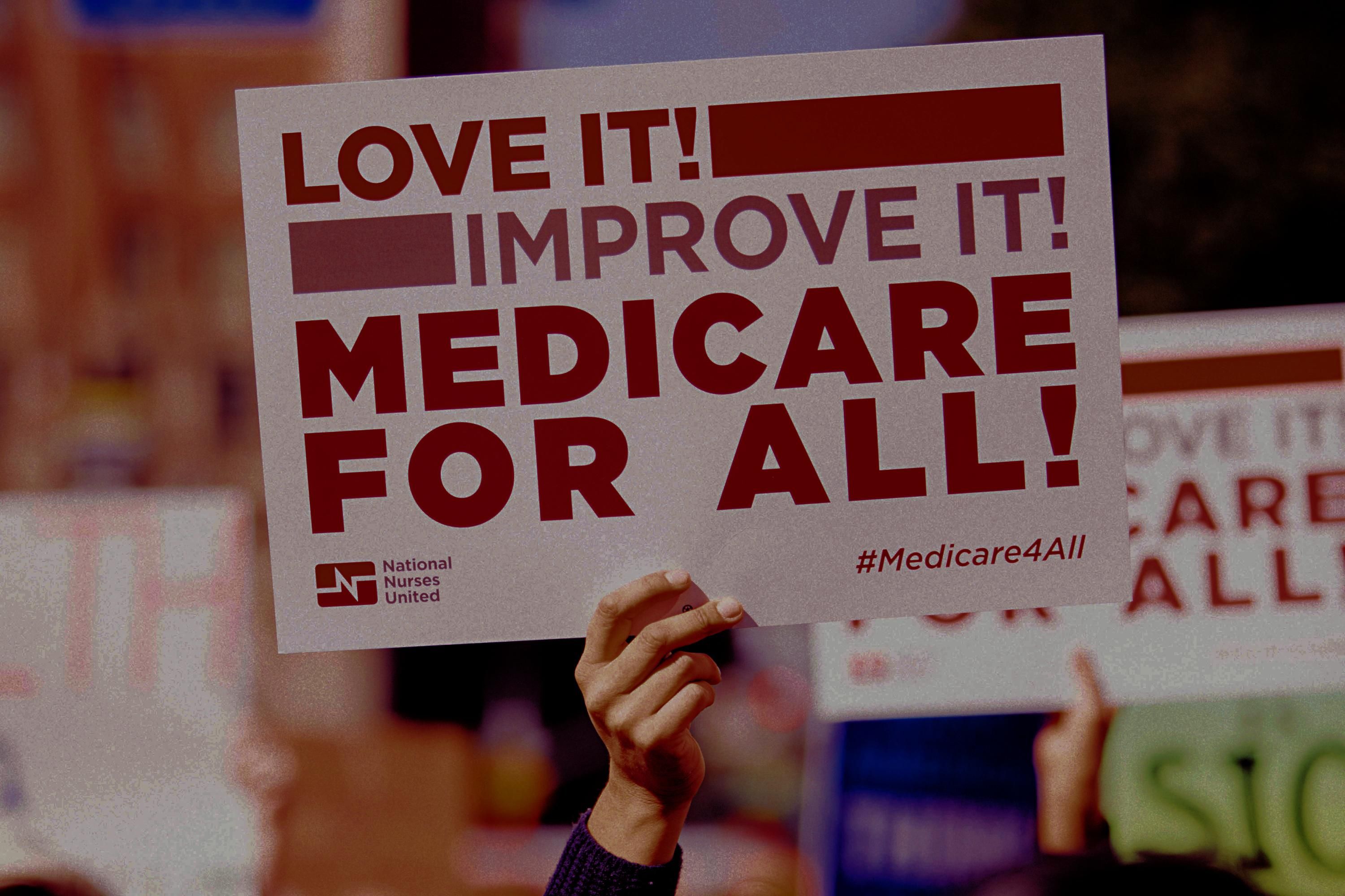 Medicare for All sign