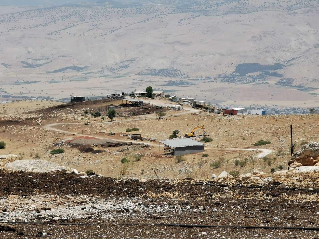 settler farm in palestine