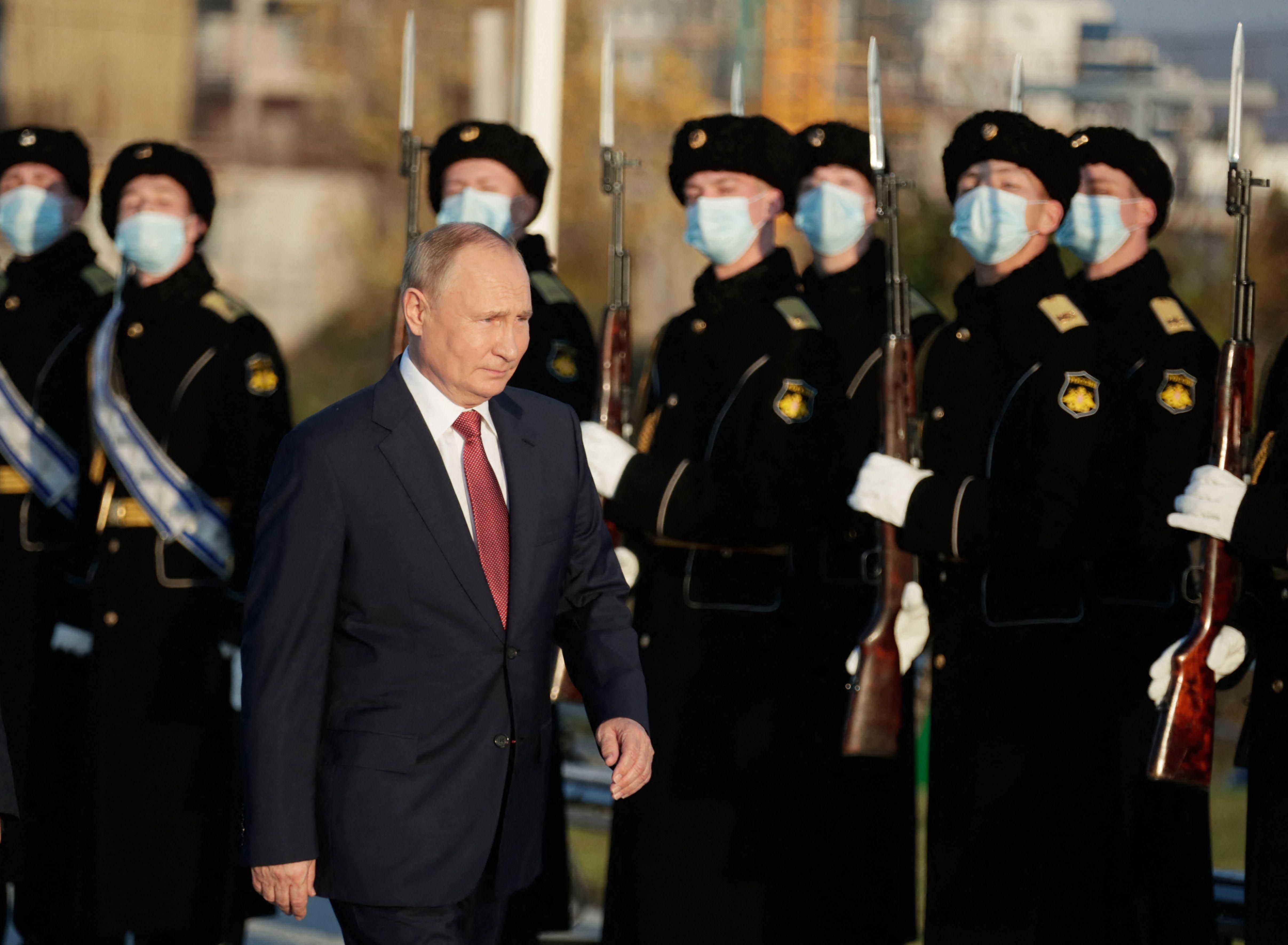 President Vladimir Putin in Crimea