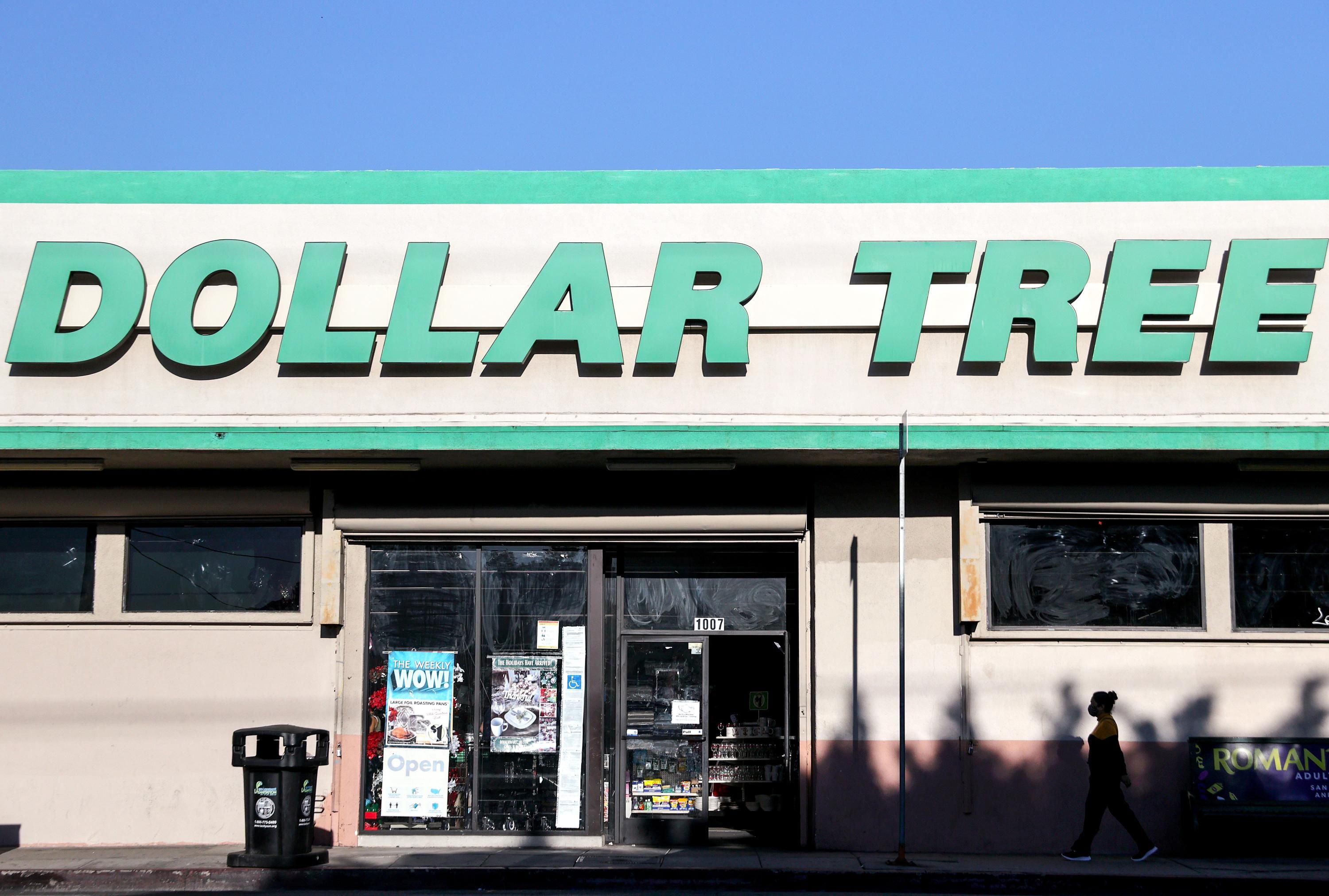 A Dollar Tree store in Los Angeles