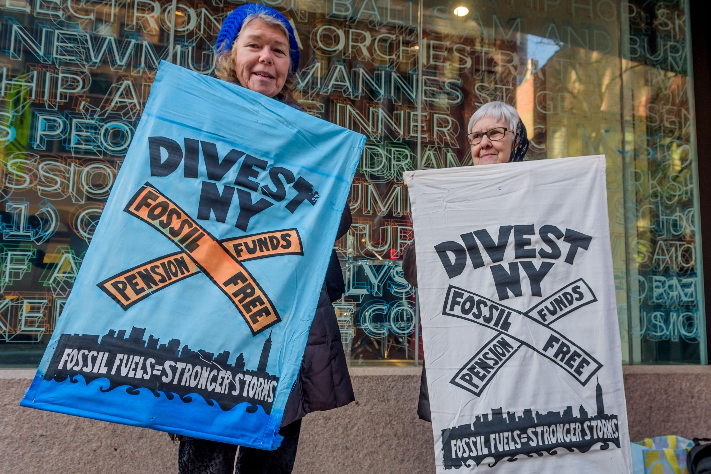 Divest NY Protest