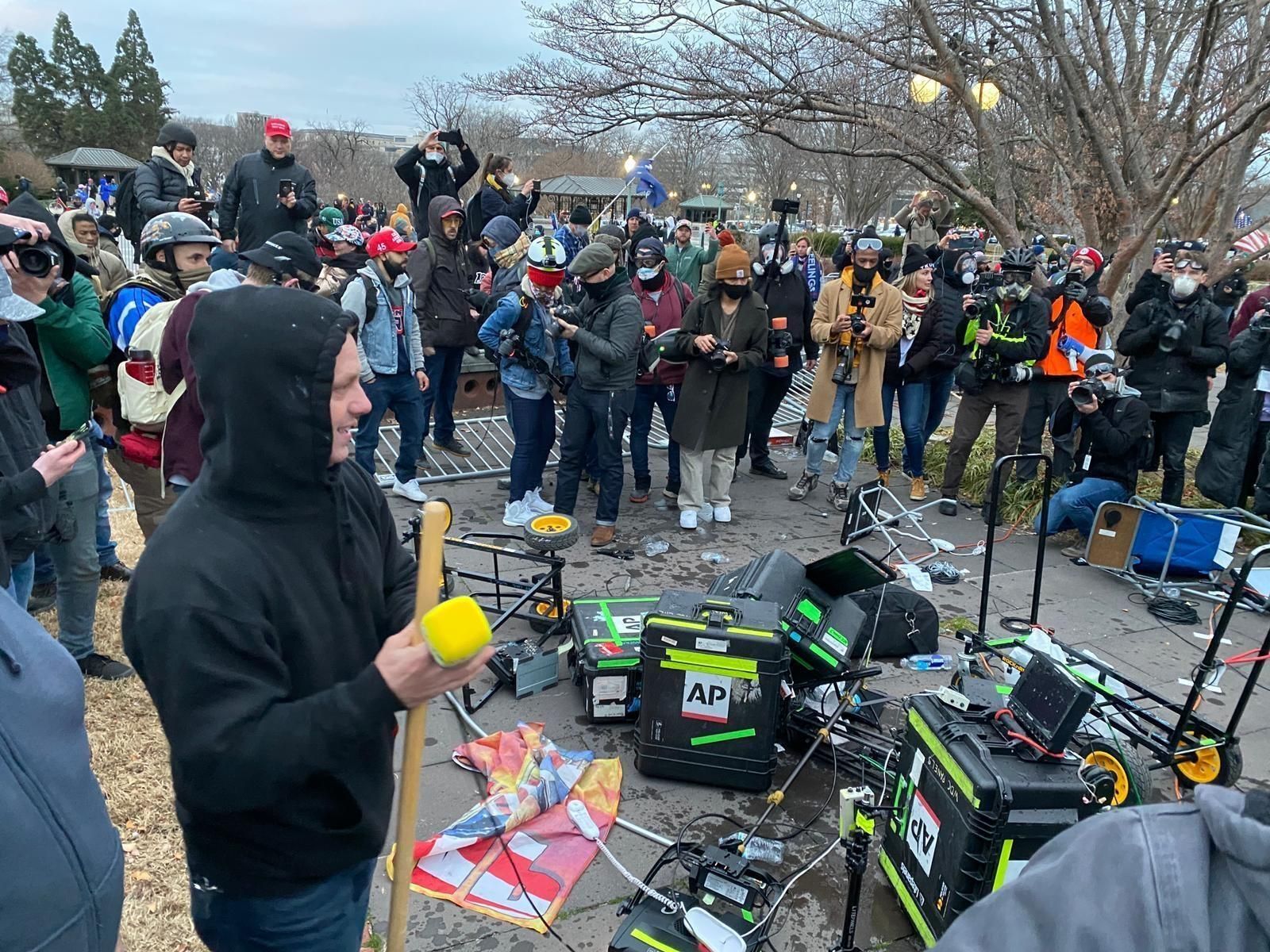 Media attacked on January 6