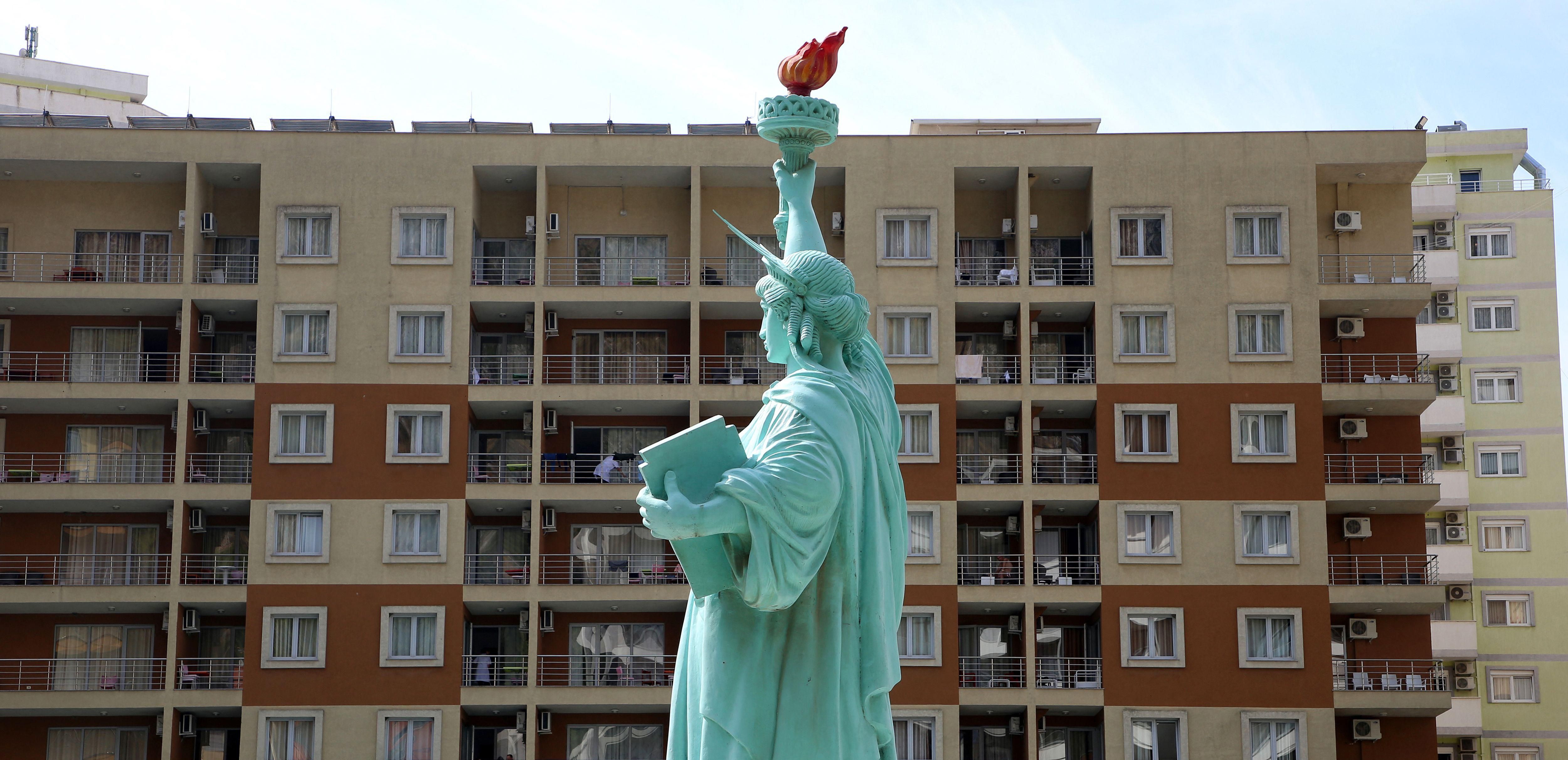 Statue of Liberty Mock-Up in China