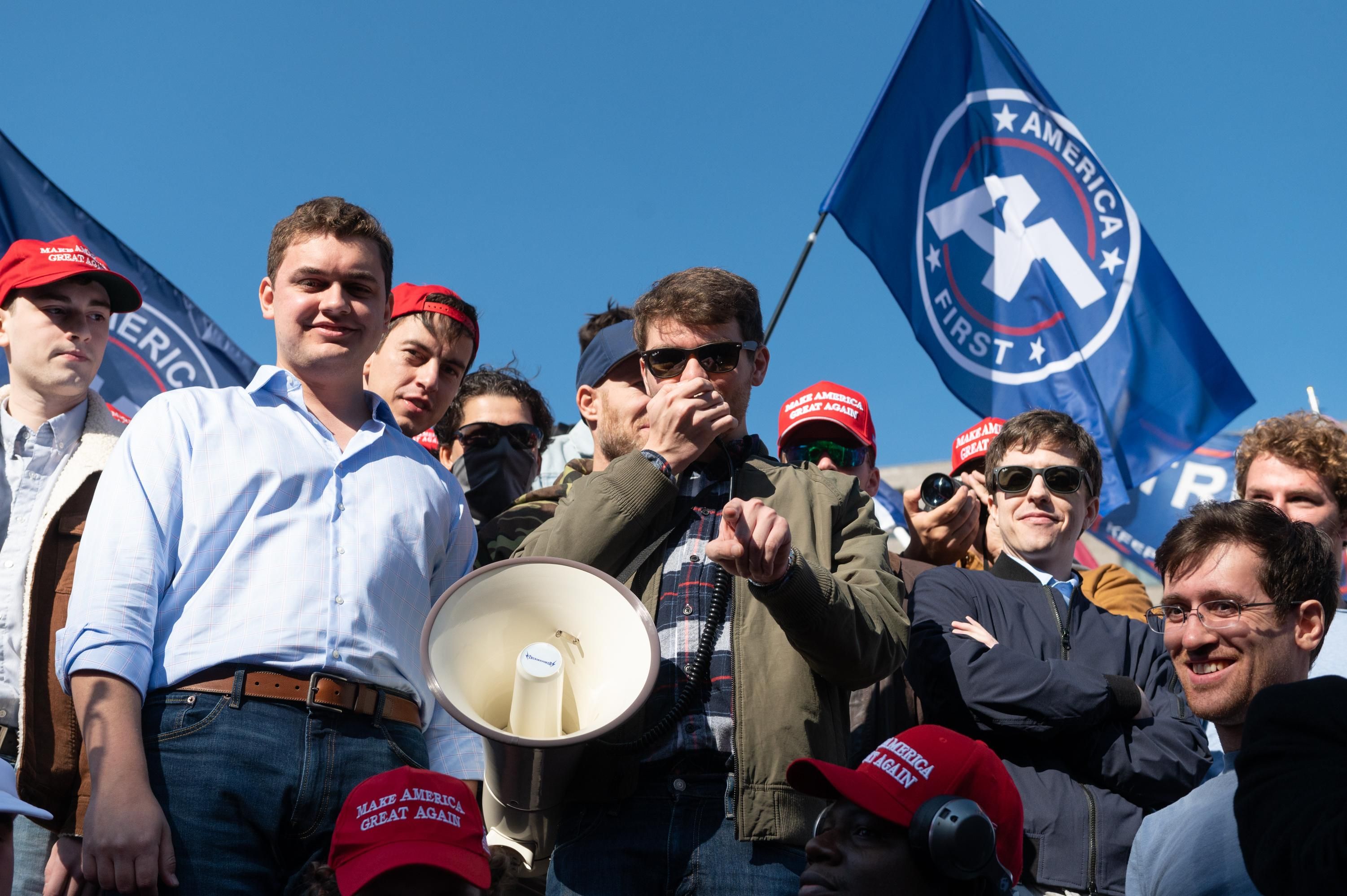 The white Christian nationalists get together