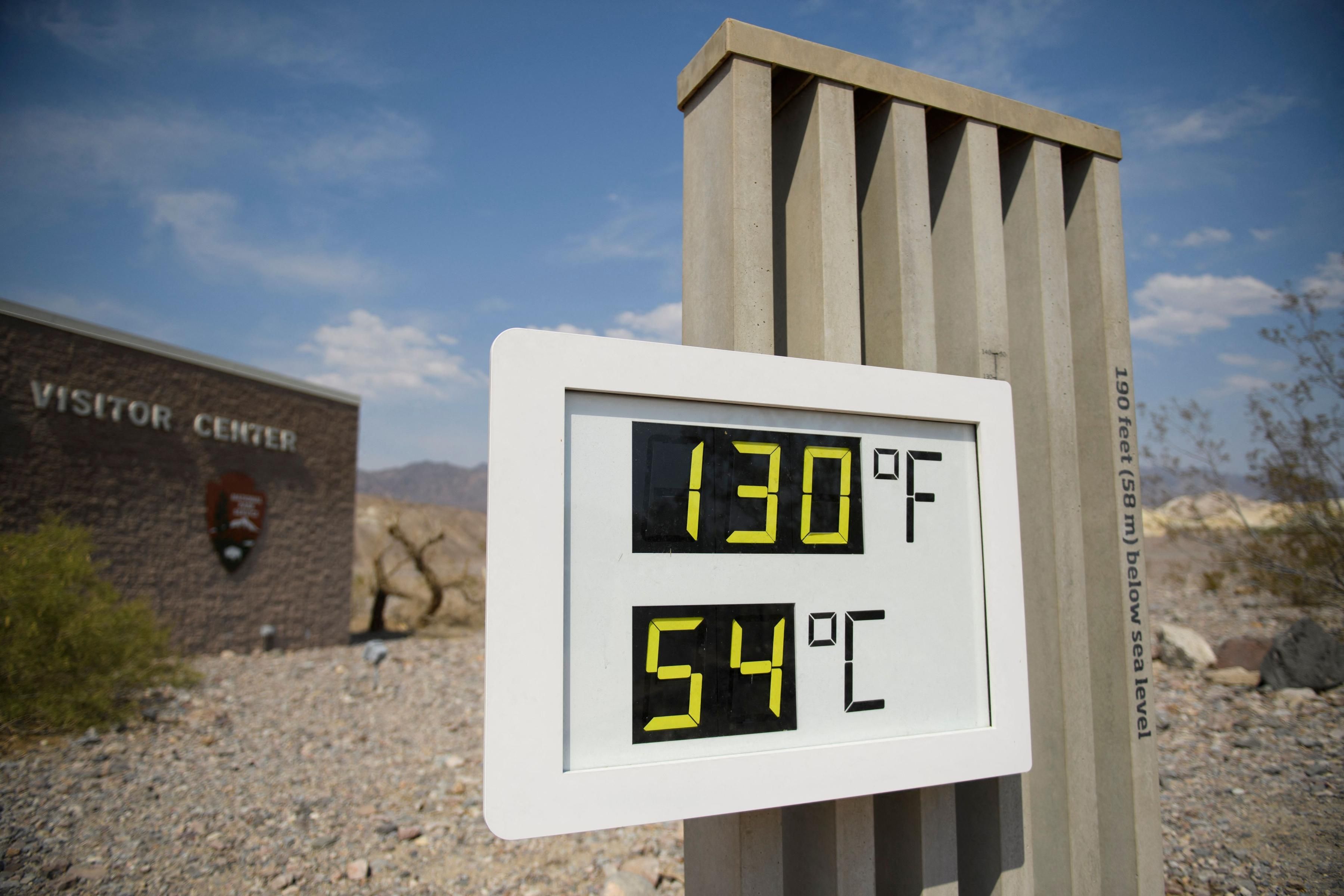 Death Valley record heat