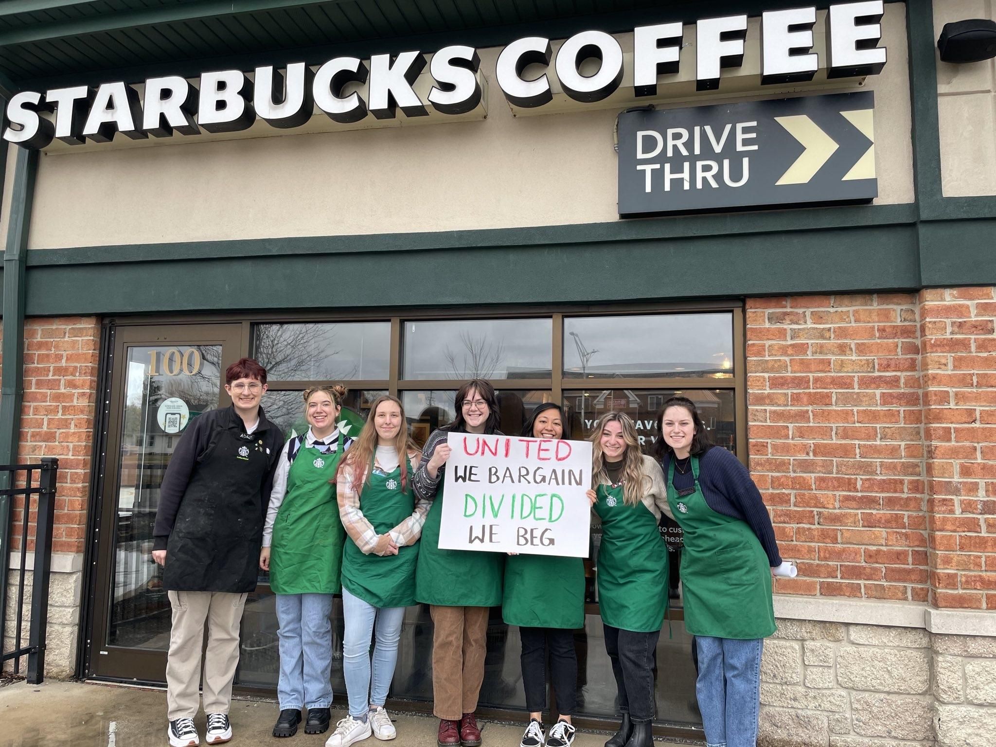 Starbucks workers in Wisconsin