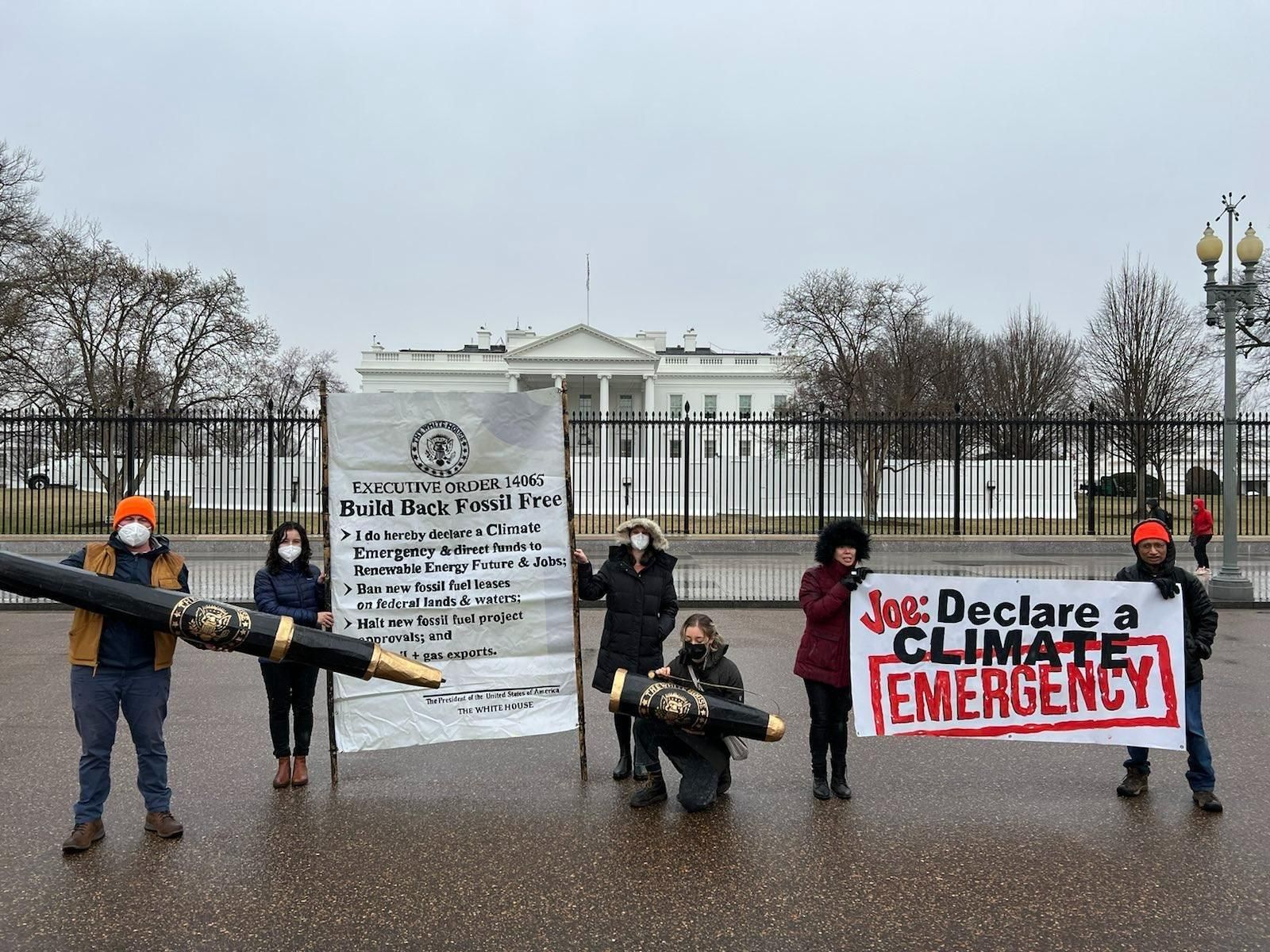 Protest outside White House