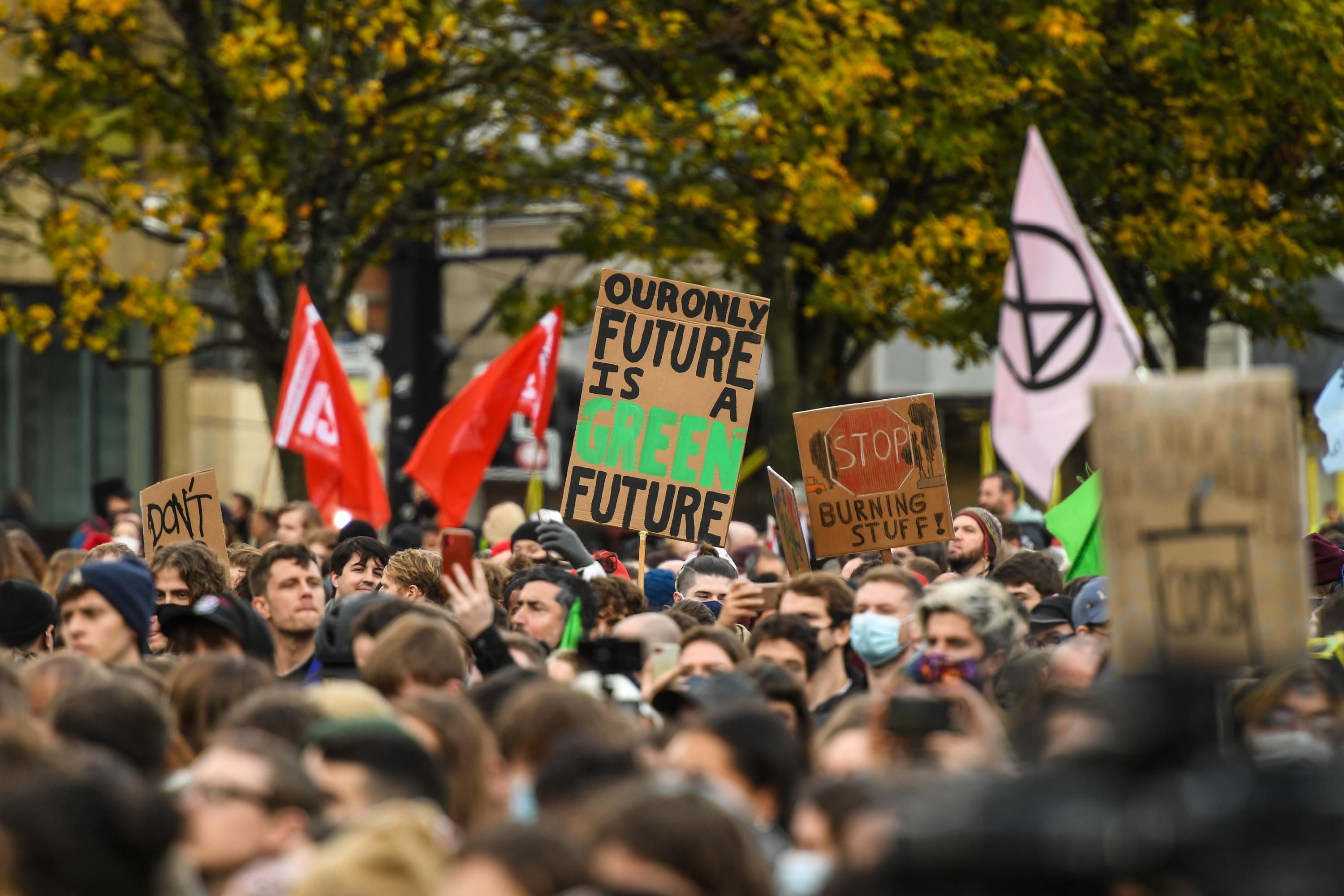 Demonstrators demand climate action