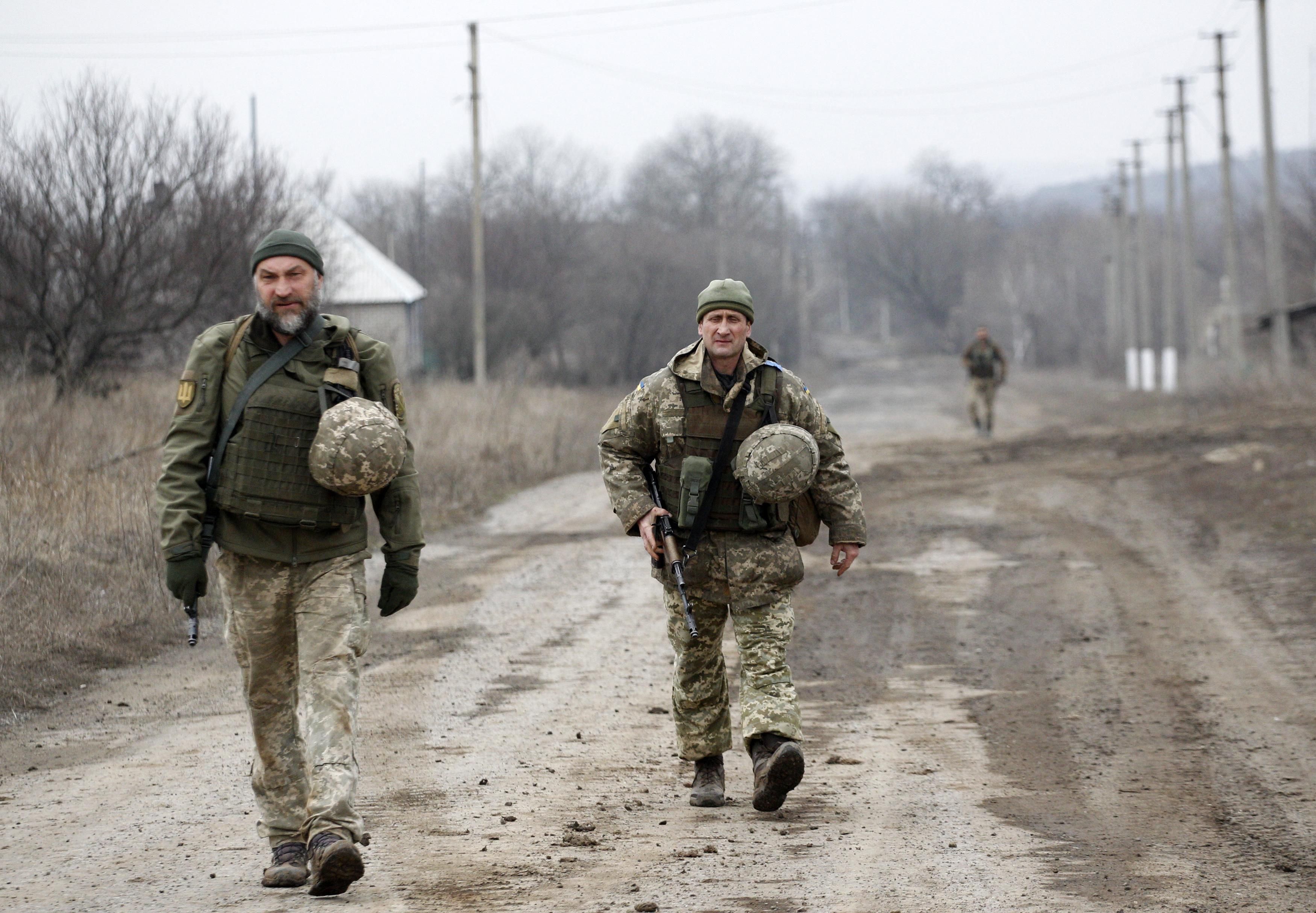 Ukraine soldiers