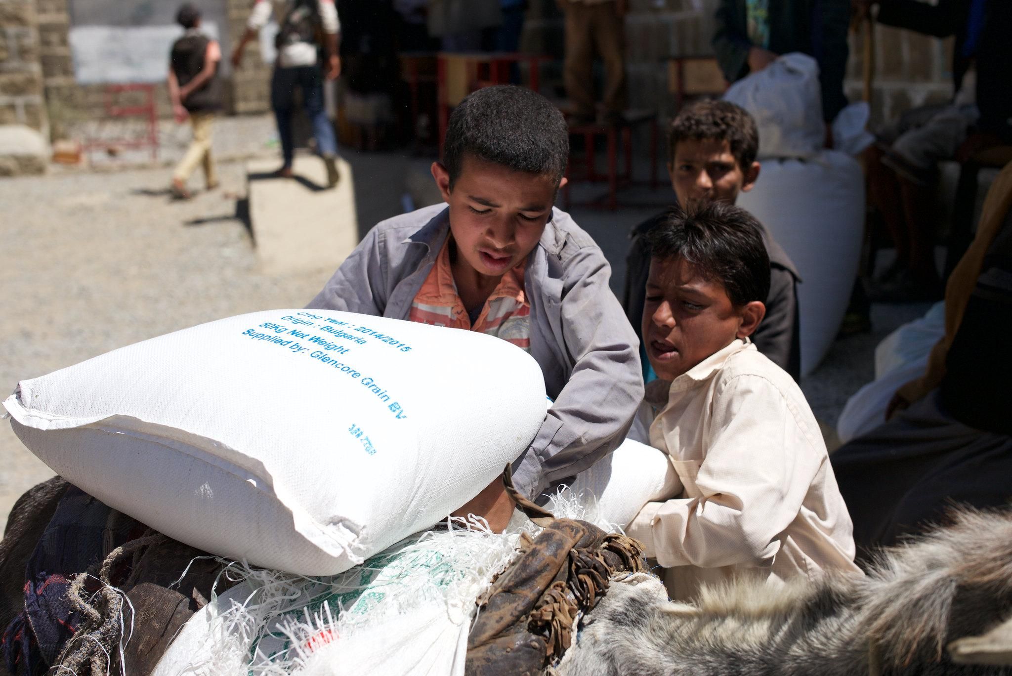 Yemen food aid.