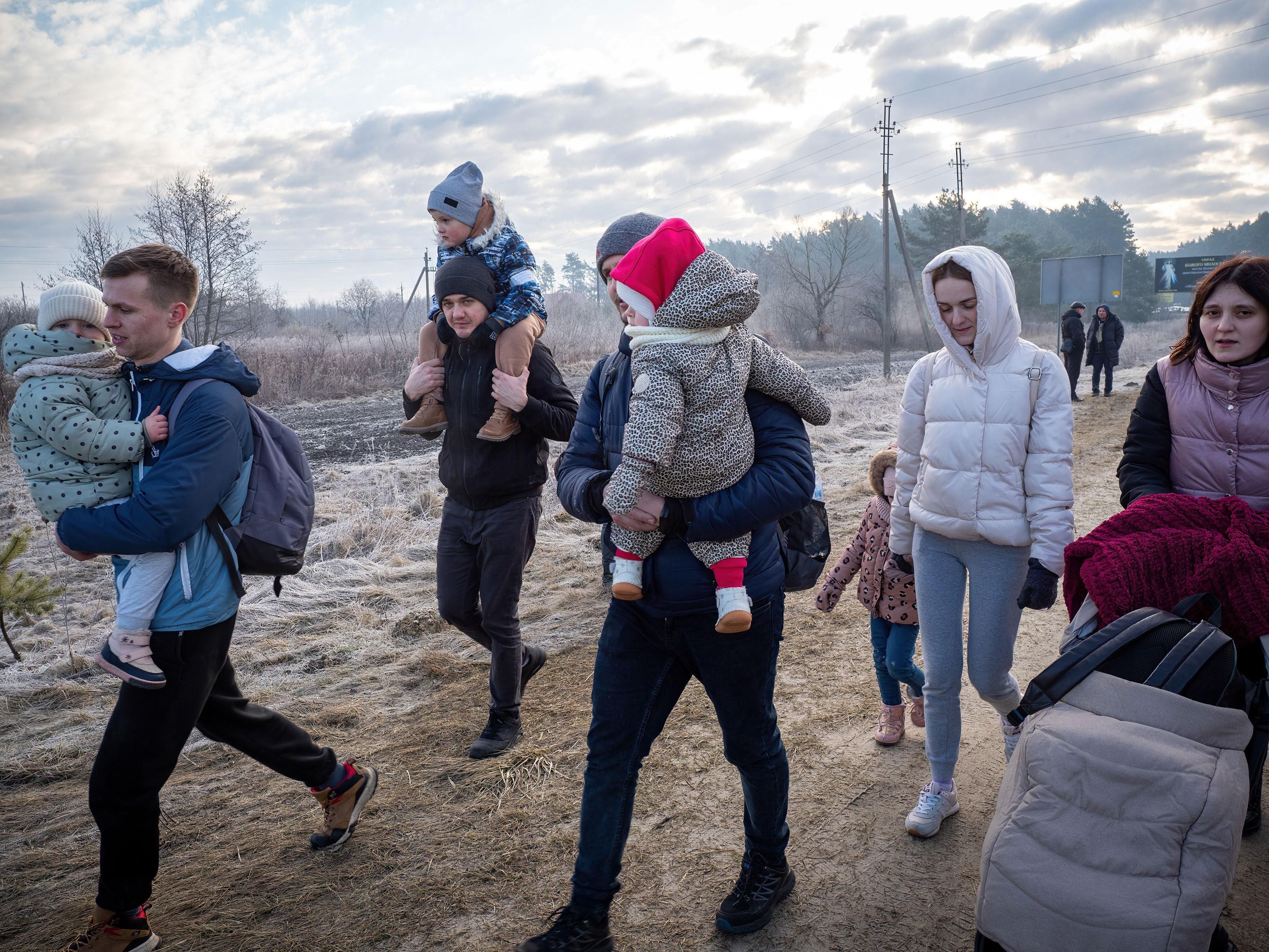refugees flee ukraine